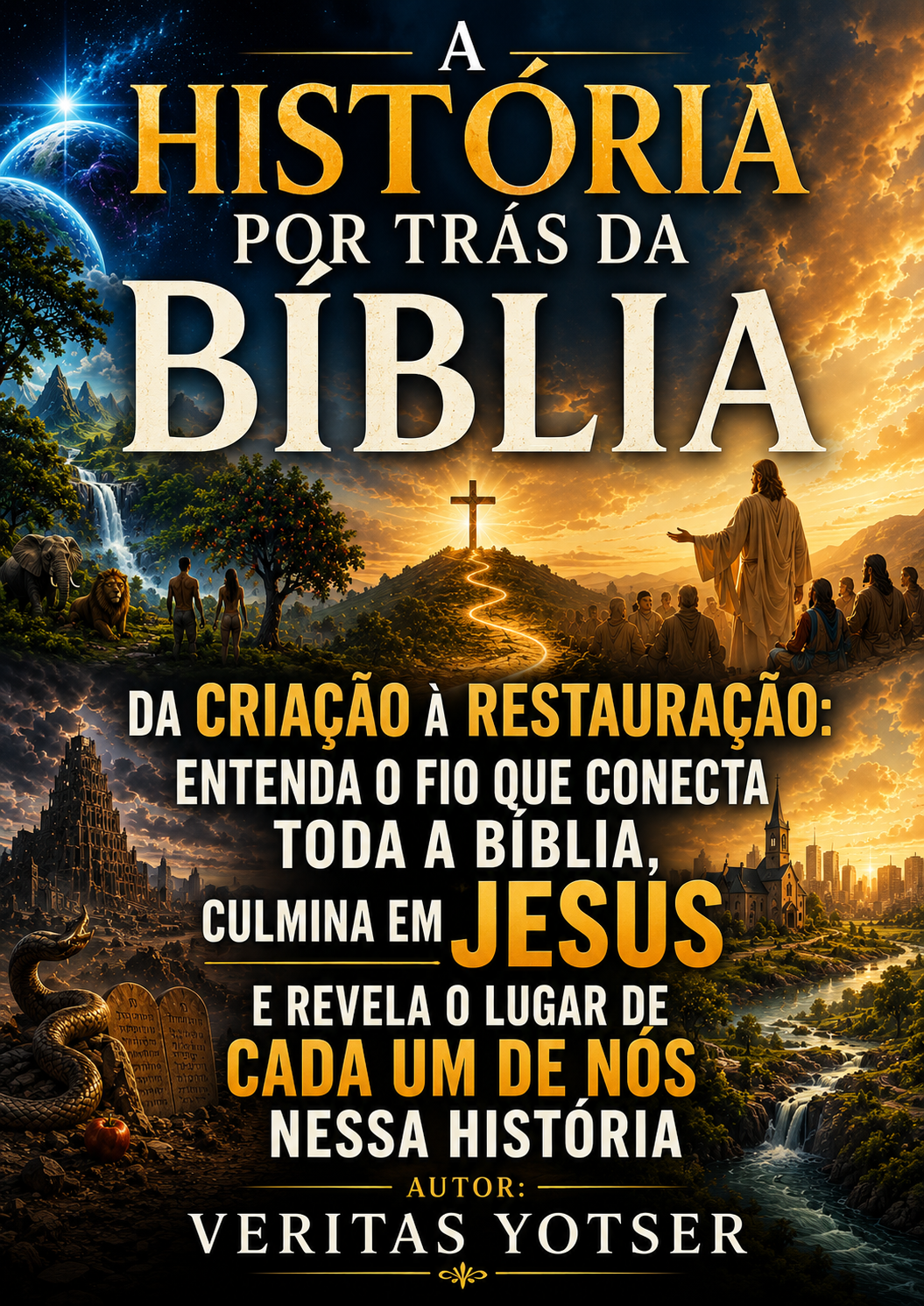 Capa de A História por Trás da Bíblia