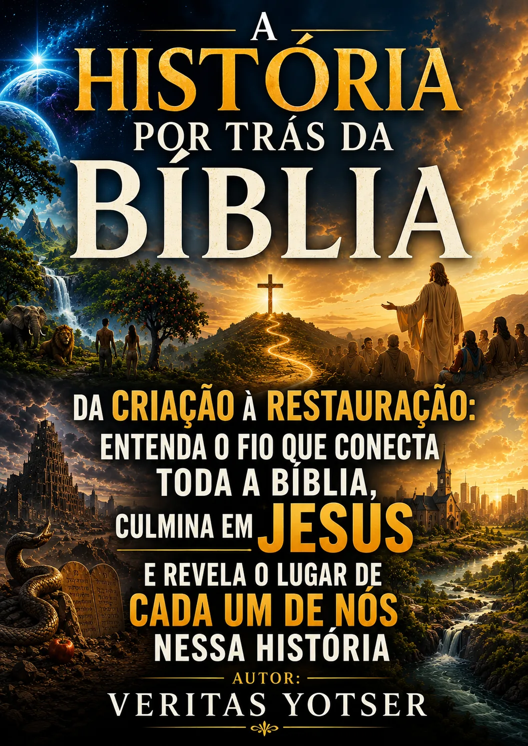 Capa de A História por Trás da Bíblia