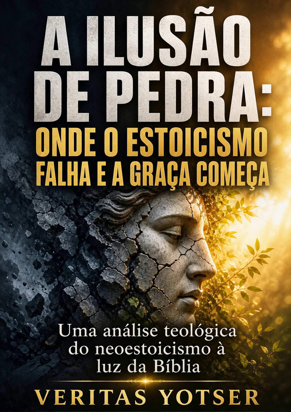 Capa de A Ilusão de Pedra: Onde o Estoicismo Falha e a Graça Começa