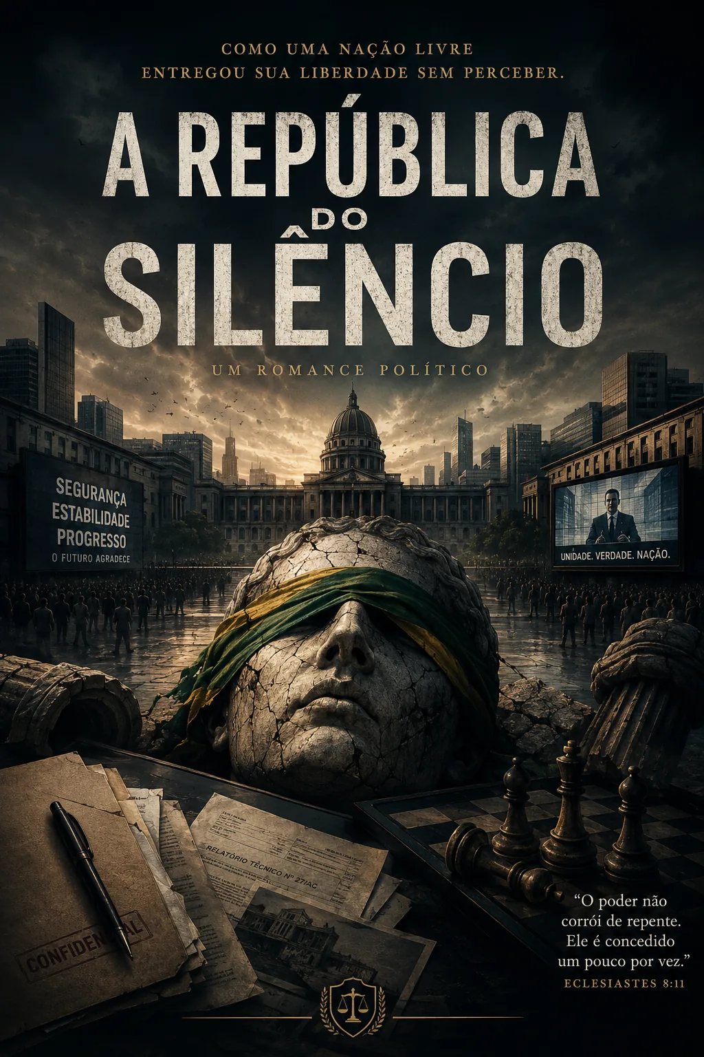 Capa de A República do Silêncio