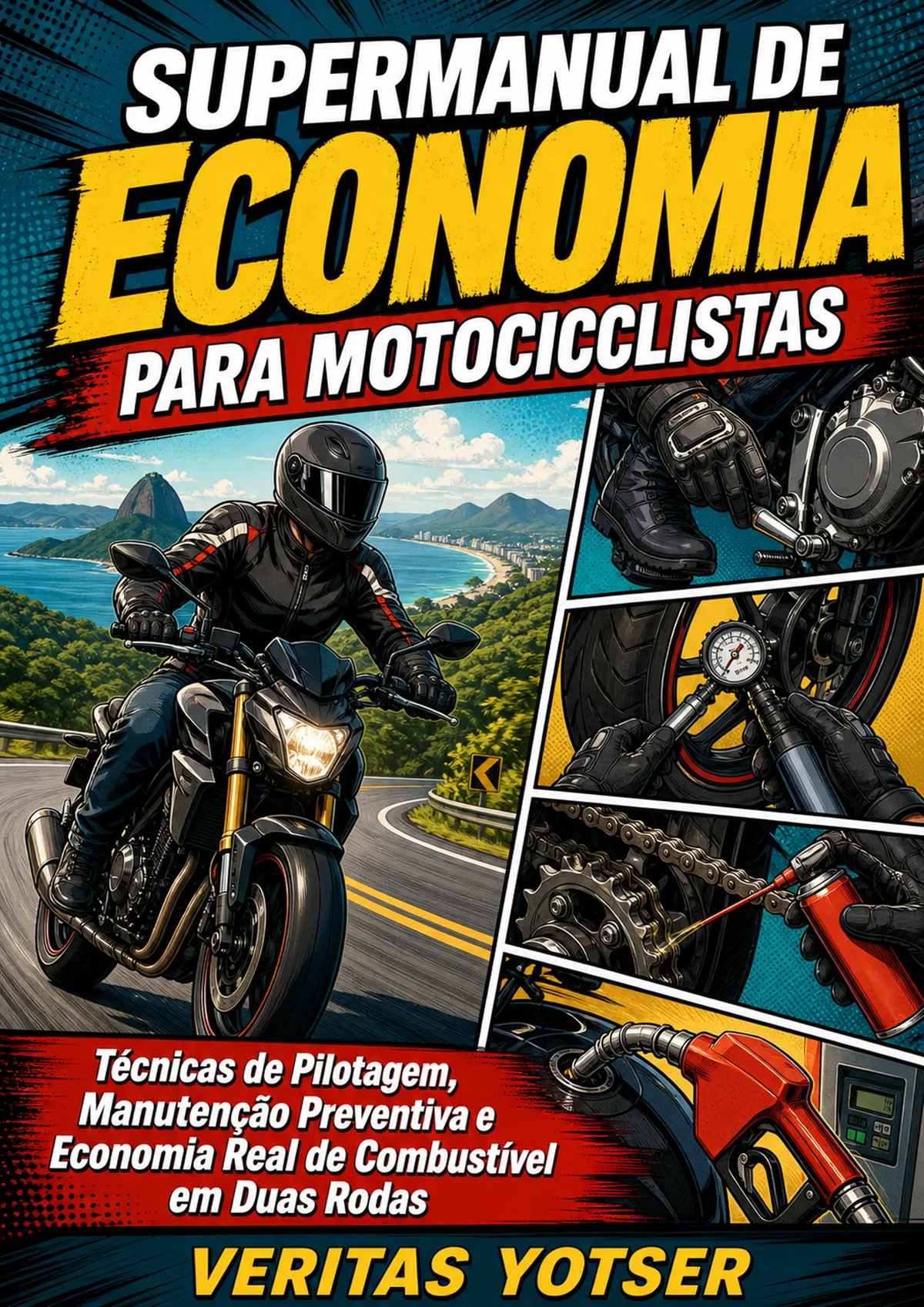 Capa de Supermanual de Economia para Motociclistas