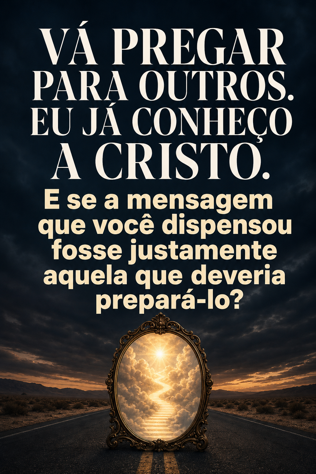 Capa de Vá Pregar para Outros. Eu Já Conheço a Cristo.