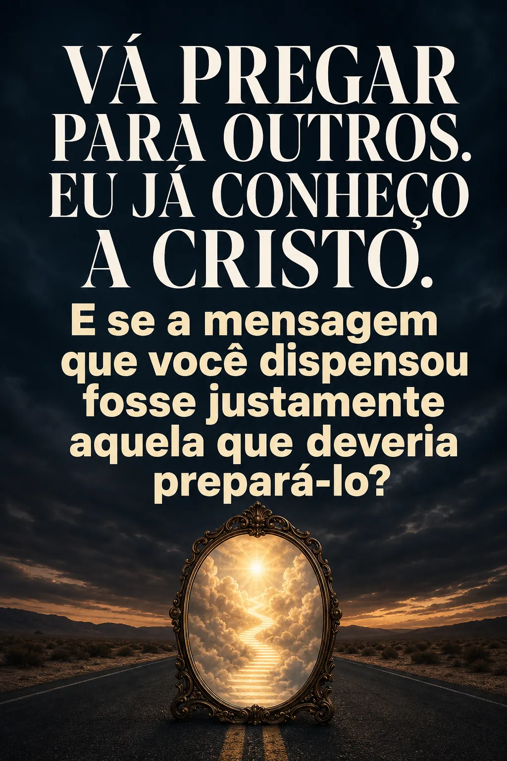 Capa de Vá Pregar para Outros. Eu Já Conheço a Cristo.