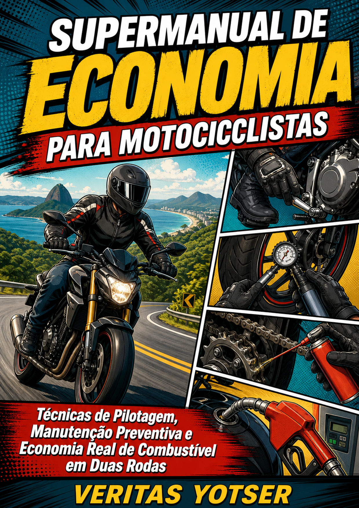 Capa de Supermanual de Economia para Motociclistas