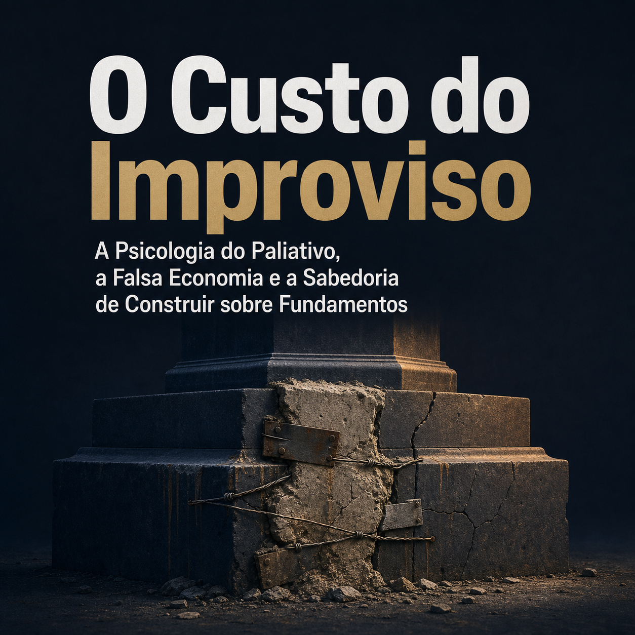 Capa de O Custo do Improviso
